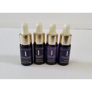 Lot Of 4-BeautyCounter Beauty Counter No. 1 Brightening + C Facial Oil Sample
